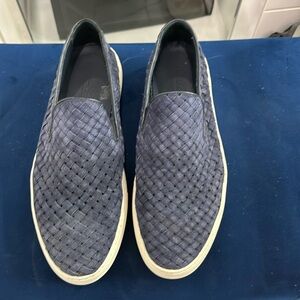 Soft suede slip on Italian shoes